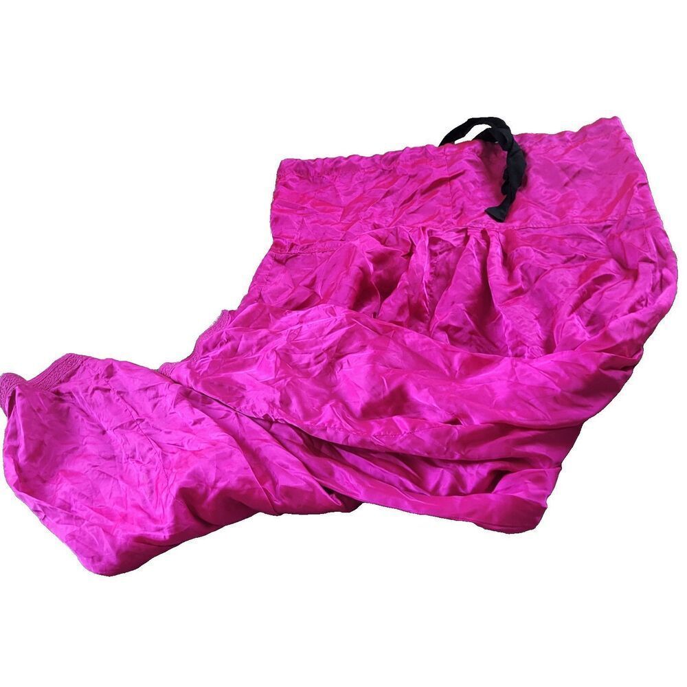 Hot Pink Bloomer Pants Circus Festival Satin One Size Largeish